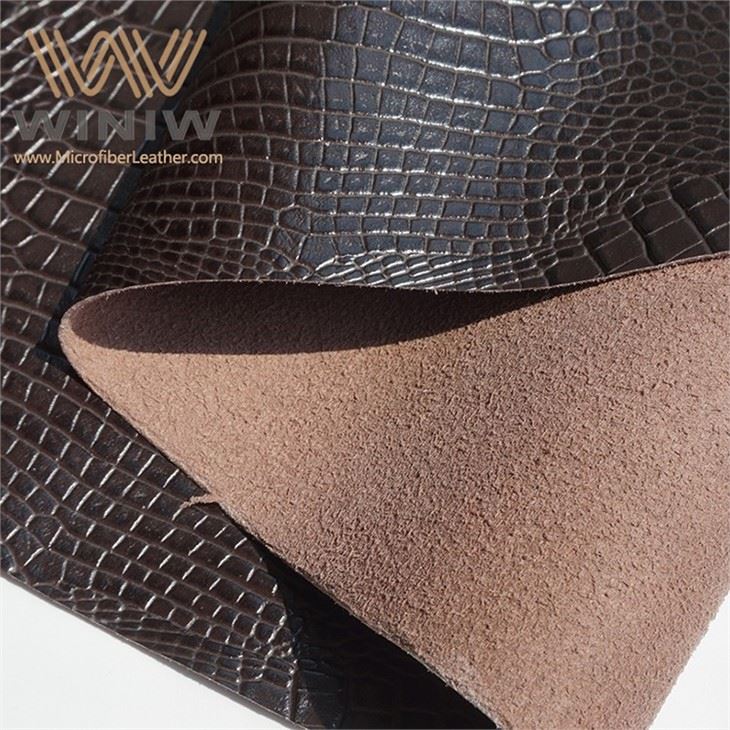faux pu lær stoff for plagg eco mikrofiber skinn