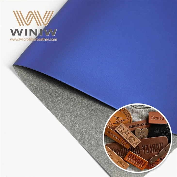 Sterkt vannbestandig imitert skinn PU-materiale for etiketter